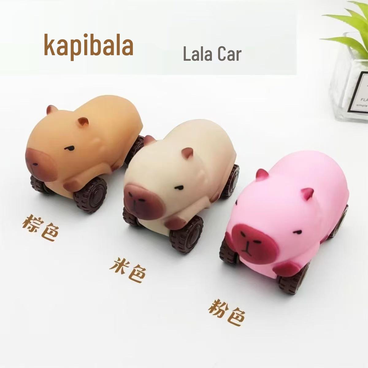 

Capybara Lala Gliding Car: Novelty Four-Wheeler with Sand-Loading Deformation Toy