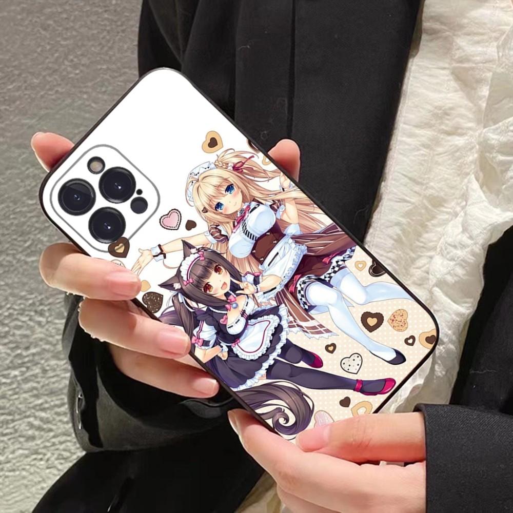 Chocola Nekopara Handyhülle Für iPhone 15 14 11 12 13 Mini Pro XS Max Hülle 6 7 8 Plus X XR SE 2020 Funda Schale