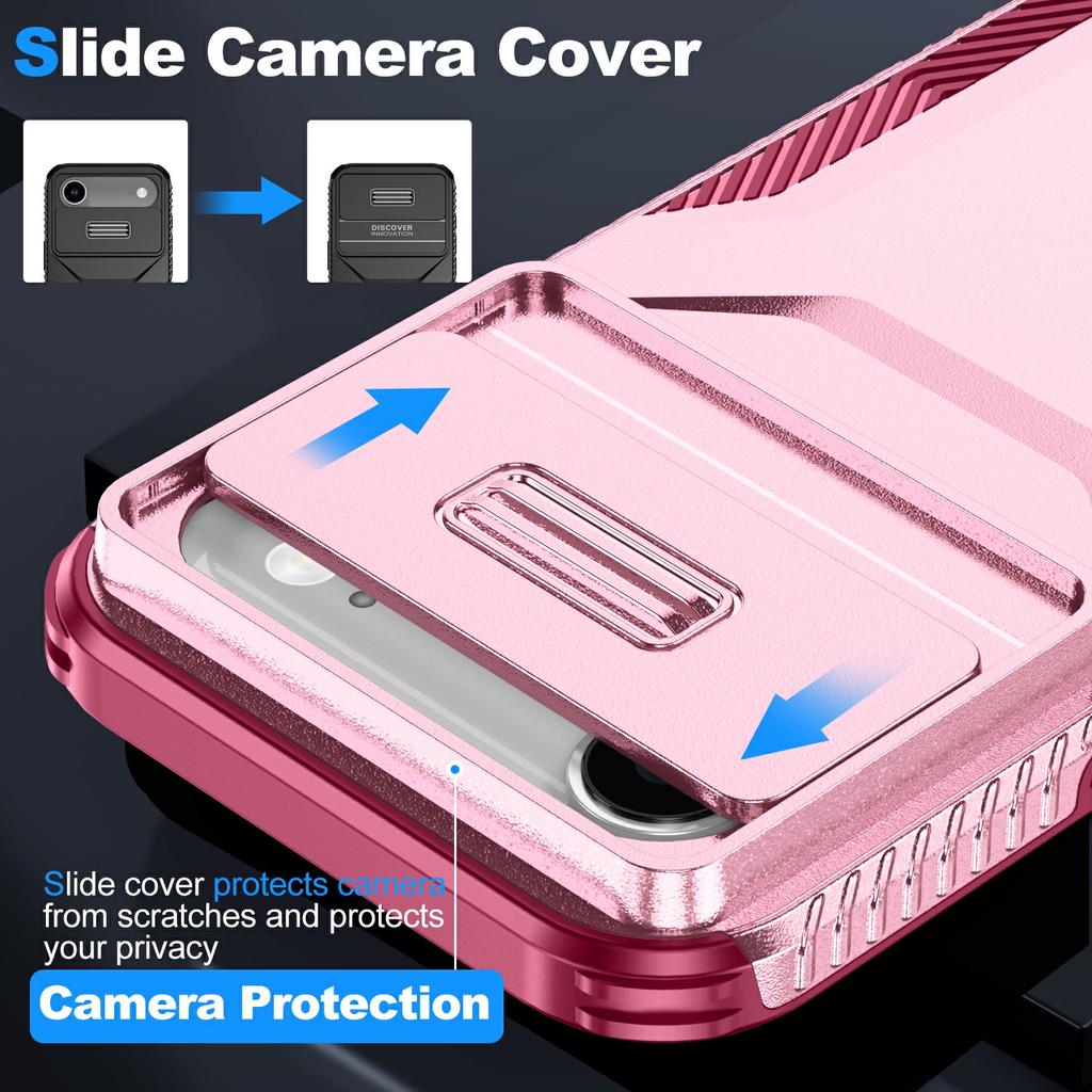 For iPhone Air Case Camshield TPU + PC Phone Cover Non-Slip Side Edge