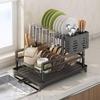 Lazysong Dish Drying Dish Drying Dish Plate Knife Chopstick Automatic Easy X X 33cm 2-Tier Rack, Over-the-Sink Rack, Basket, Rack, Rack, Kitchen,