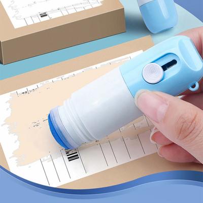 Gumka do papieru termicznego, Stempel prywatności do papieru termicznego, Redakcyjny wałek 2 w 1 z mini nożykiem, 10 ml Szybkoschnący ukryjka etykiet do paragonów wysyłkowych rachunków