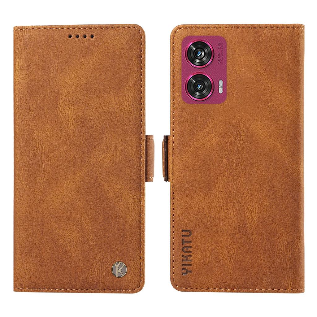 For Motorola Edge 50 Fusion 5G Phone Case Skin-Touch Leather Cover