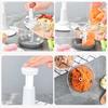Removable Vegetable Mincer Manual Press Special Ingredients Mixer Garlic Mincing Machine  for Home