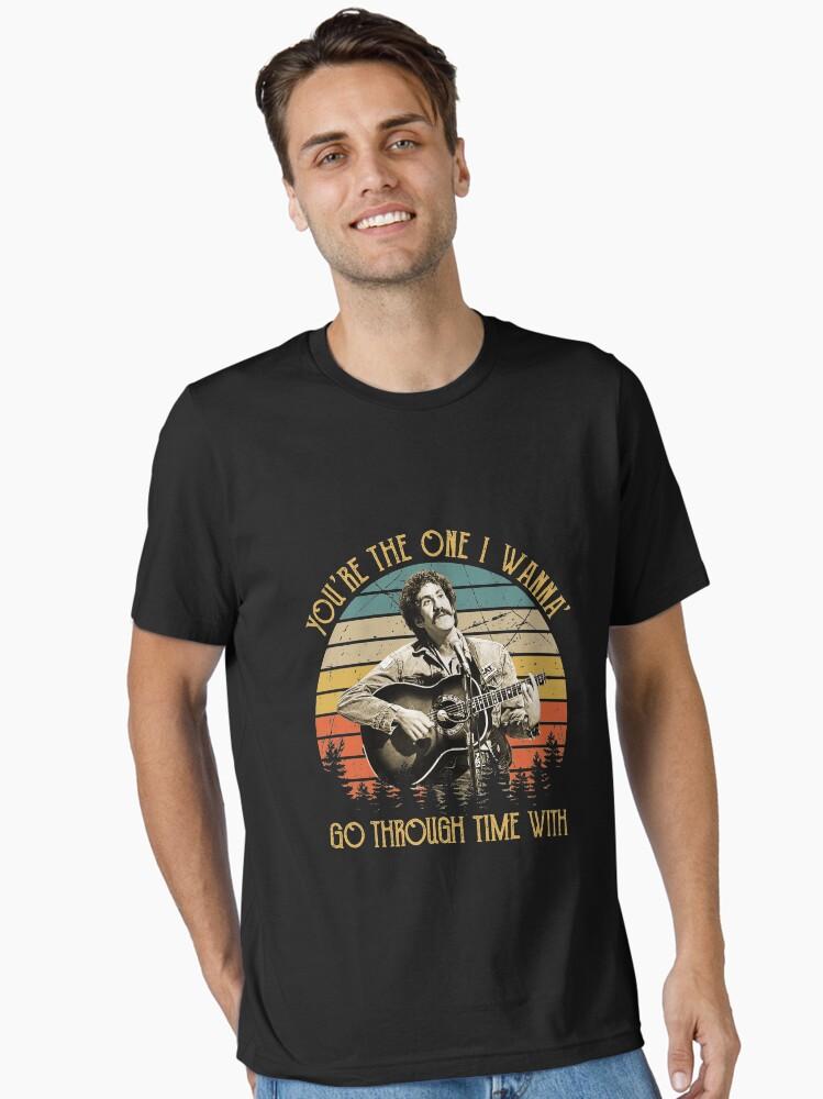 Jim Croce Vintage Jim Croce You're The One I Wanna' Go Through Time With Essential T-Shirt