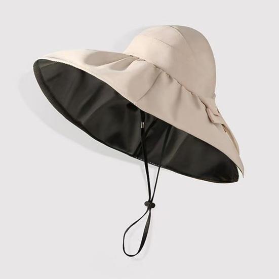 Summer Hat Wide Brim UV Protection Lightweight Vinyl Empty Top Sun Hat Face Shaping Sunshade Hat Sun Protection Headwear