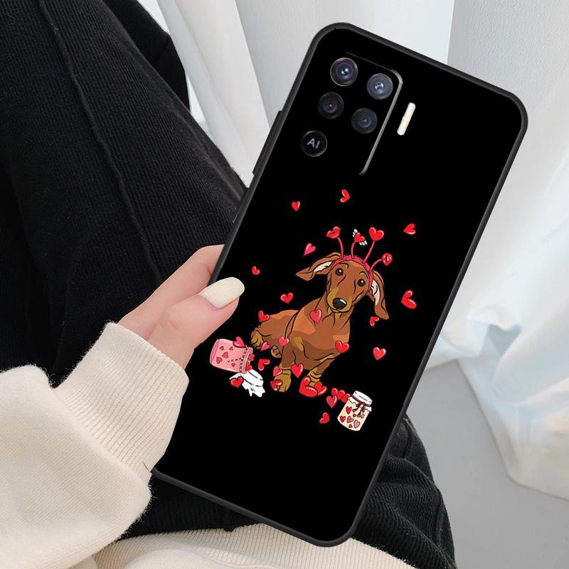 Dachshund Doberman Dog Case For Oppo A40 A60 A80 A5 Pro A15 A16 A17 A57 A77 A94 A74 A54 A76 A96 A18 A38 A58 A78 A98