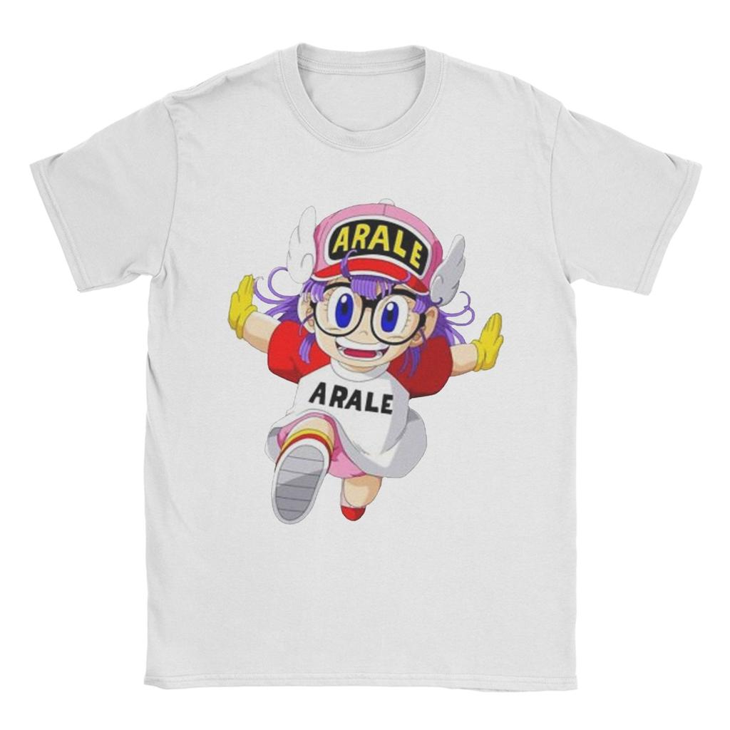 Camisetas Divertidas de Arale Dr. Slump Anime para Hombre y Mujer 100% Algodón Camiseta de Humor Cuello Redondo Mangas Cortas Ropa Nueva Llegada