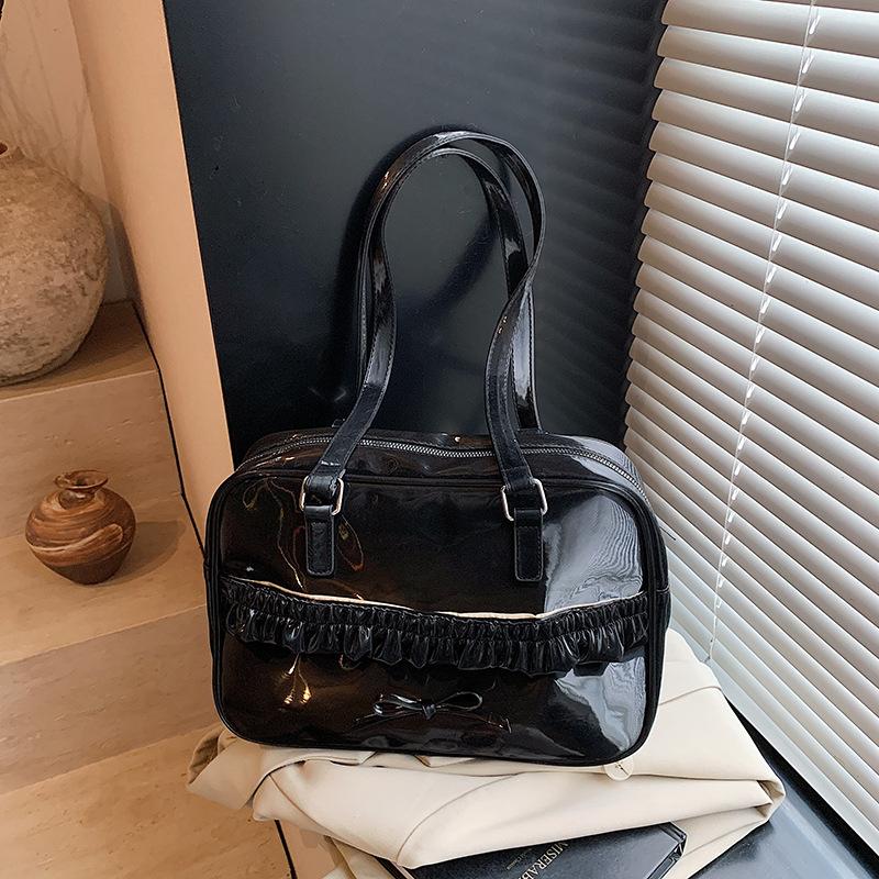 

Large-capacity bag women s new summer simple and versatile shoulder bag multi-functional casual backpack чёрный