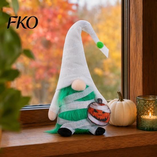 Halloween Theme Decor Gnome Decor, Faceless Vampire Bat Doll Figurine for Shelf Table, Spooky Decorations Cute Ornament Party Home, Trick or