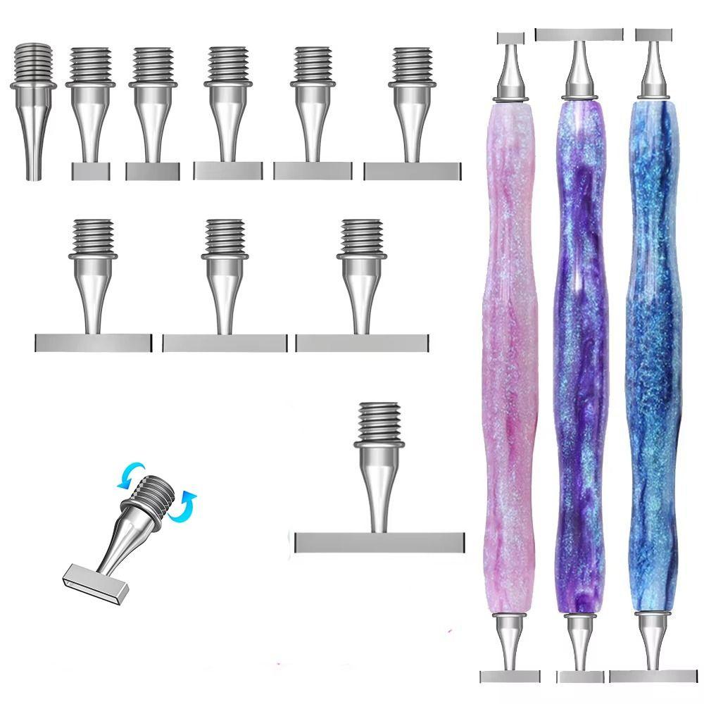 Art Pens New Threaded Bits Accessories Embroidery 5D Diamond Painting Tool for Embroidery Nail Art
