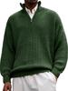 2025 Men's Fashion Half-Zip Stand Collar Sweater Polo
