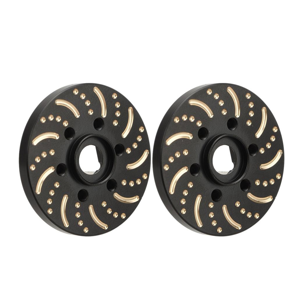 Brass Wheel Weights Brass 6 Hole Wheel Hex Hub Adapter Weight for 1.9in 2.2in Beadlock Wheel Rim