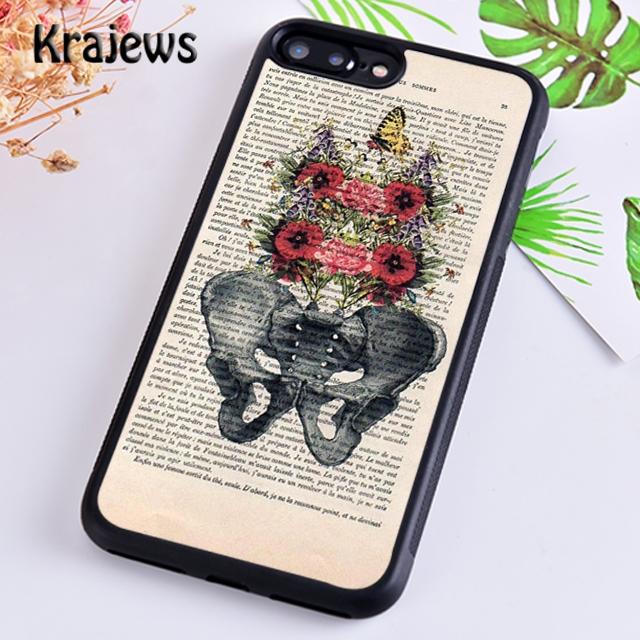 Krajews Medical Human Organs Brain Kidney Art Phone Case For IPhone 18 17 Air 16 15 14 plus 11 12 13 pro max coque Fundas