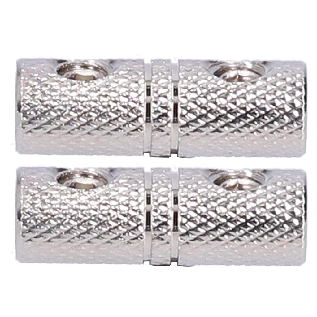 2pcs Power Cord Extension Terminal 8 Gauge Input Output Wire Coupler Joiner for Car Audio System