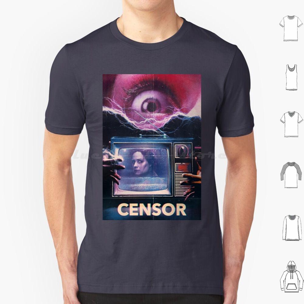 CensorRetro Feminist Horror T Shirt 6xl Cotton Cool Tee Censor Feminist Horror Horror Movies Film Genre Vhs Retro S