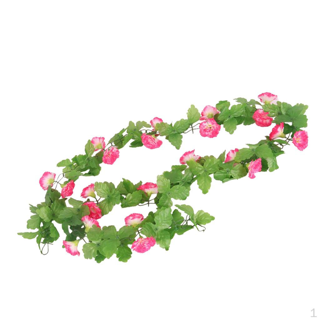 2 Carnation Rose Flower Vine Garden - Yellow
