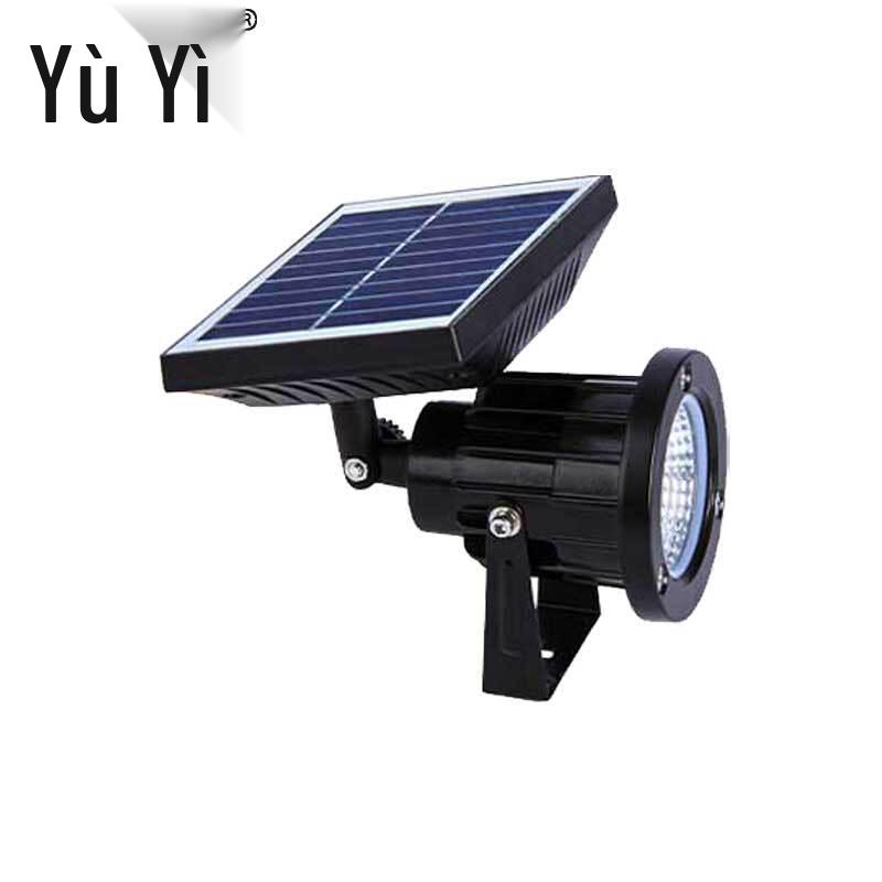 Yuyi Solar Outdoor LED Spotlight - Ground/Wall Mount