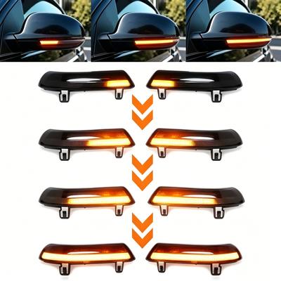 LED Dynamisches Blinklicht für VW Passat B6 GOLF 5 Jetta MK5 Passat B5.5 GTI V Sharan Fließendes Wasser Blinker Blinklicht