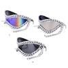 Stylish Women's Sunglasses With Elegant Metal Chain Frame For Various Occasion Daily Use and Punk Party Eye Glasses