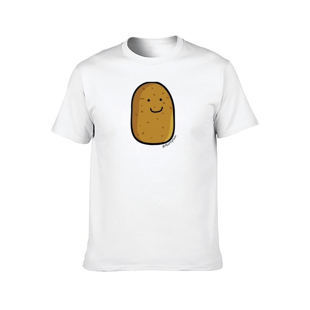 Camiseta Batatinha fofa t shirt para homem 100 por cento algodão camisetas gráficas masculinas TShirt