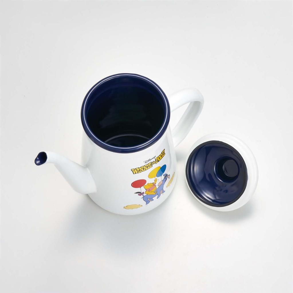 Skater Enamel Drip Kettle, 1.1L, Disney Winnie the Pooh Design, ENKT1-A