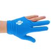 3 Fingers Billiards Glove Blue Spandex Pool Cue Stick Glove for Men and Women Snooker Practice