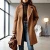 Womens Oversized Wool Blend Coat 2026 Mid-Length Loose Fit Casual Chic Outerwear In Camel Green Navy Burgundy Black Grey