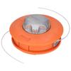 Durable Universal Bump Feed Trimmer Head Orange Heavy Duty Brush Cutter Head Aluminum Alloy Bump Spool String Trimmer Head