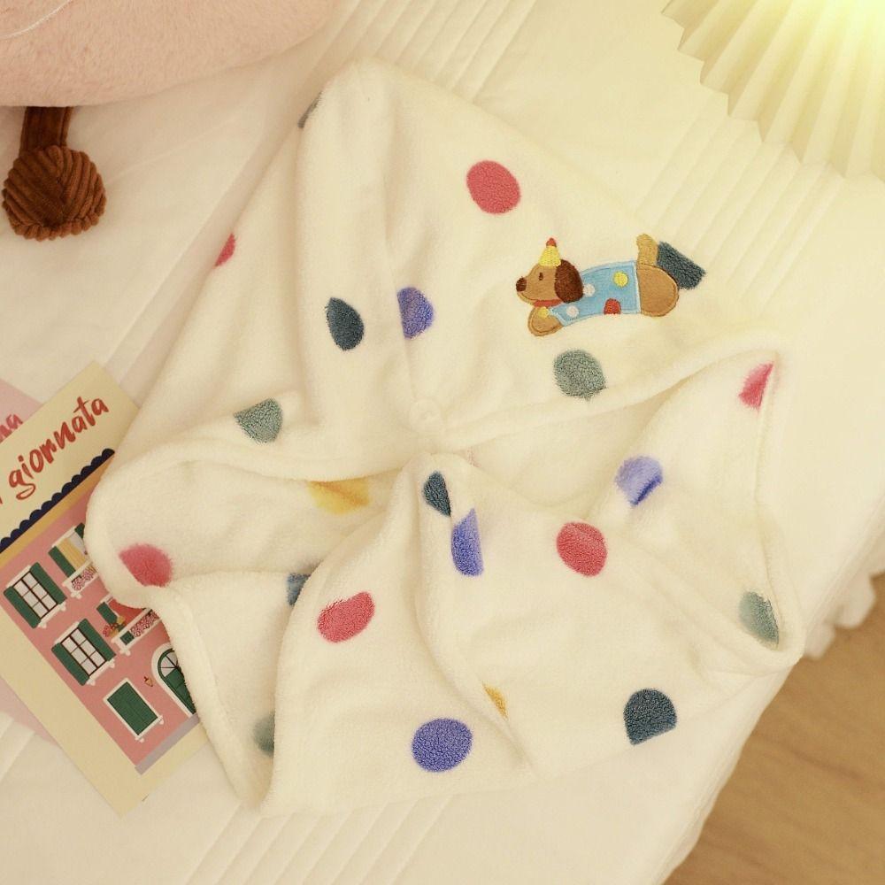 Absorbent Coral Fleece Bath Towel Cartoon Puppy Pool Towel Skin Friendly Soft Towel Set  Girls