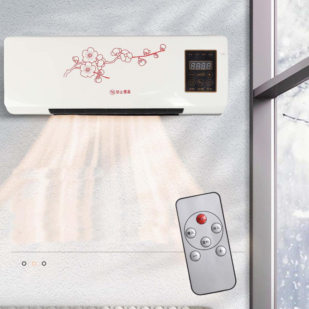 Wall Mounted Air Conditioner Button Remote Control Type Automatic Cooling Heating Air Conditioner