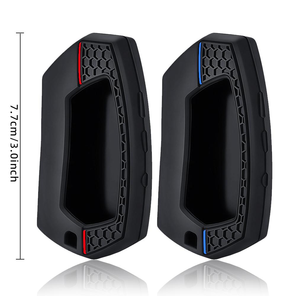 For Pandora Dx-90 D010 Dx 90 91 6X 9X 90B 90Bt 90L 42 Moto Silicone Car Key Cases Lcd Remote Control Fobs Protector Cover Skin