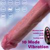8.66 Inch Realistic Dildo for Adults,Liquid Silicone G-Spot Stimulation,Remote Control,Massager 10 Telescopic 10 Vibration Modes,Sex Toy for Men,Women
