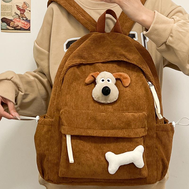 Batoh Female Cartoon Puppy Girl Schoolbag Travel Backpack