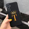 For Samsung Galaxy A52 A52S A53 A54 5G Case Luxury Crown Letters Painted Soft Slim Back Cover For Samsung A52 5G SM-A526B Fundas