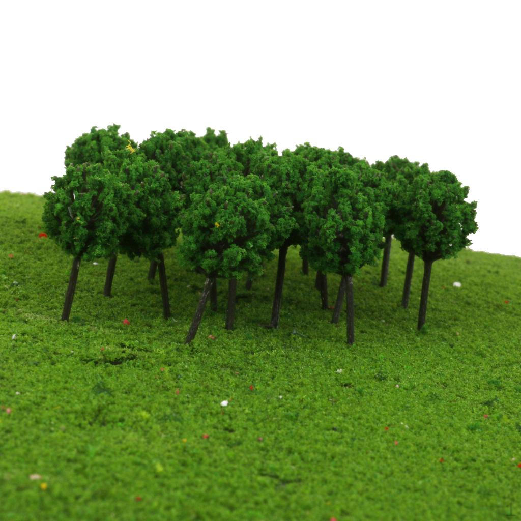 

50pcs Model Train Trees Scenery Landscape 1:300