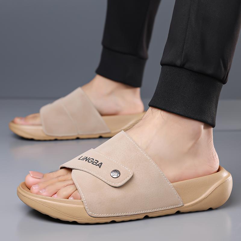 Herren Übergröße Strand Sandalen Leichte Outdoor Slides Lässige Sommerschlappen für Reisen Garten Tägliches Tragen Reise Gehen