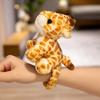 Stofftier Panda Giraffe Leopard Tiger Elefant Klatscharmband für Kinder Handring Armband Weiches Plüsch-Handgelenk Kreatives Spielzeug Geschenk