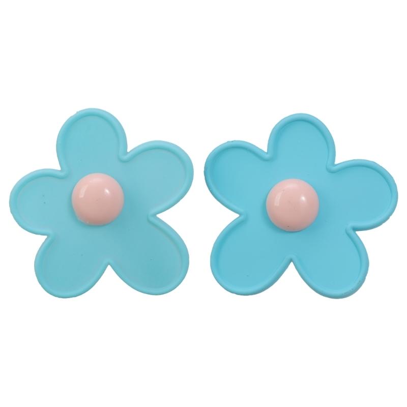Flower Barrettes Babies Hair Clip Hair Barrette Hair Accessories Girl Headwear Acrylic Material Hair Pins for Children