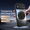 For Google Pixel 9 Pro XL Magnetic Case PC+TPU Phone Cover with Rotating Metal Kickstand,Lens Protector