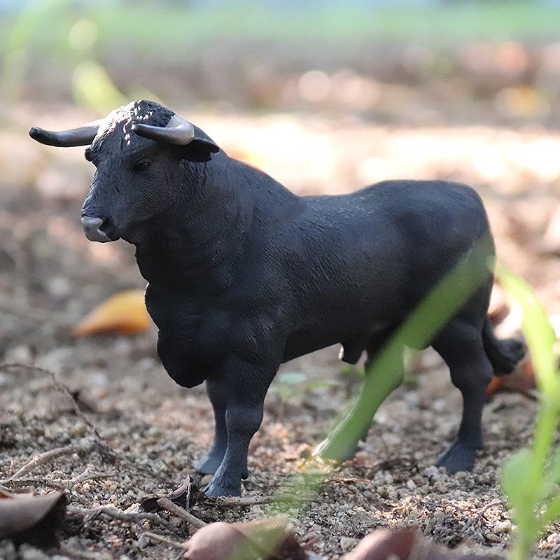 Oenux Zwierzęta Gospodarskie Walki Byków Kowboj Symulacja Drób Bydło Cielę Byk Wół Kolekcja Figurek Akcji Model Pvc Zabawka Prezent dla Dzieci