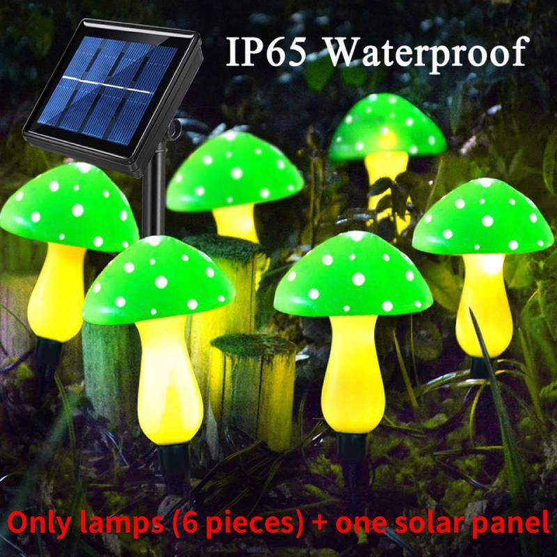 Pilz Solar Lichterkette Außen Garten Deko Dekorative Lampe Für Weihnachtsveranstaltungen