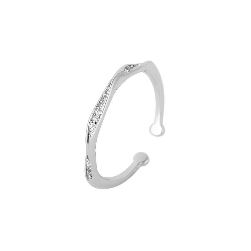 Japanese and Korean Version of Mobius Ring Thin Ring Women's Simple Light Luxury High-end Micro-articulated Ring