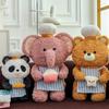 Cartoon Panda Plush Toy Bear Koala Fluffty Doll Sleeping Pillow Elephant Plush Doll  Home Decor