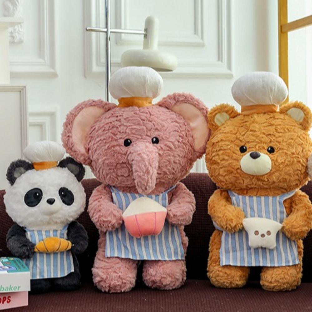 Cartoon Panda Plush Toy Bear Koala Fluffty Doll Sleeping Pillow Elephant Plush Doll  Home Decor