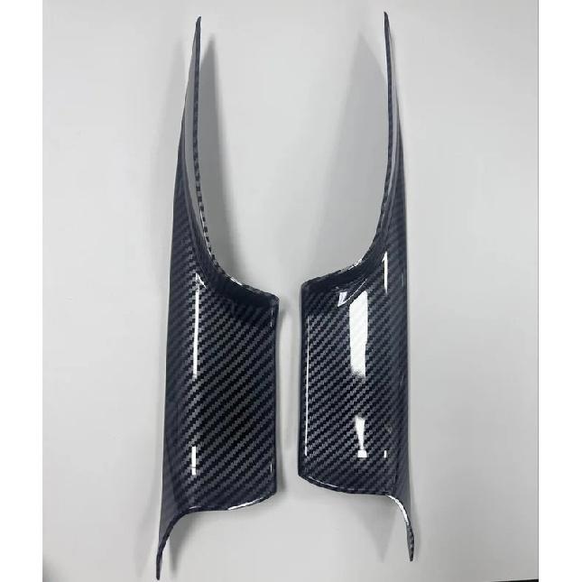Bilens Innerdörrhandtag För BMW F01 7-serie 730 750 2008-2015 Fram Bak Vänster Höger Kolfiber Innerdörrpanel Handtag