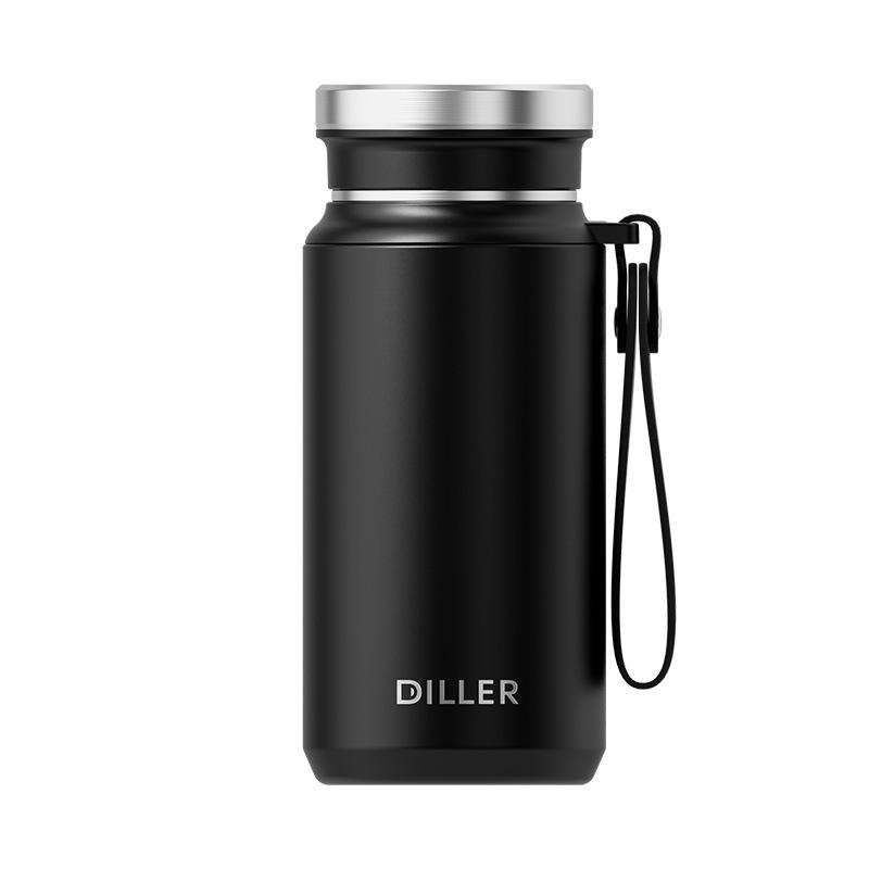 Water bottleDILLER Tea Insulation Kettle Large Capacity Stainless Steel Kettle Outdoor Insulation Water Cup Warm Kettle