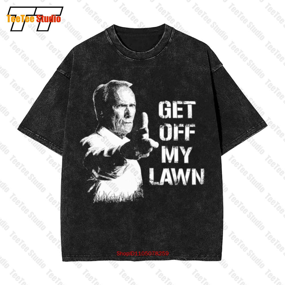 Get Off My Lawn I Love My Lawn Vintage Oversized TShirt SNB S