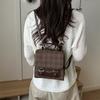 Schoolbag fashion retro travel bag Korean niche commuter backpack female college style cute casual messenger bag