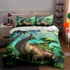 Dragon Forest Scene Bedding Duvet Cover Sets Duvet Covers Pillowcases Gifts (1 * Duvet Cover 2 * Pillowcases, Without Duvet Insert)