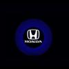 2PCS for Honda Accord CR-Z Crosstour Spirior Elysion Odyssey Led Car Door Logo Shadow Projector Welcome Lamps Car Accessories aig256